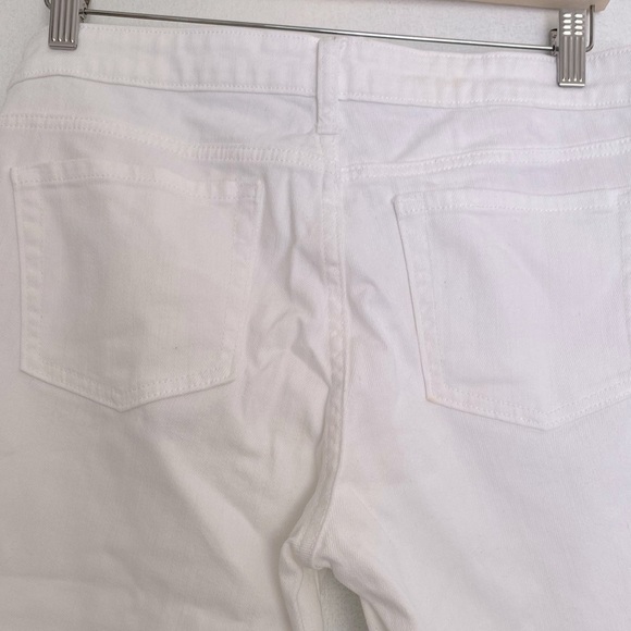 GAP SKINNY WHITE DENIM JEANS SIZE 8/29R - Picture 4 of 4